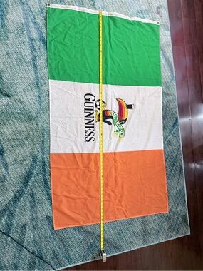 Guinness Flag with Green, White and Orange Panels